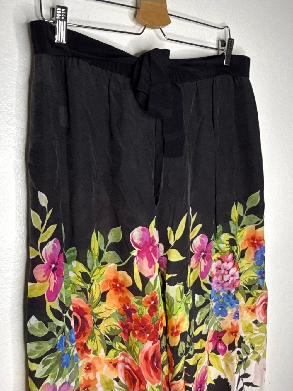 Johnny Was Maya Wide open Legs pants Sz XL Floral - Picture 7 of 10